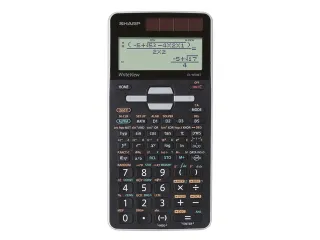 Calculator Sharp ELW506TGY zwart-grijs wetenschappelijk write view - 1