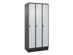 locker voor scheiding van kleding,HxBxD 1950x900x500mm,3vak
