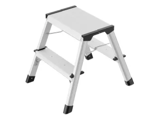 vouwtrapje bordes H 400mm 2x2treden HxBxD 400x490x490mm aluminium - 3
