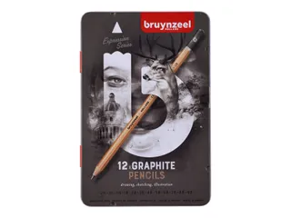 Potlood Bruynzeel Expression blik à 12 hardheden - 1