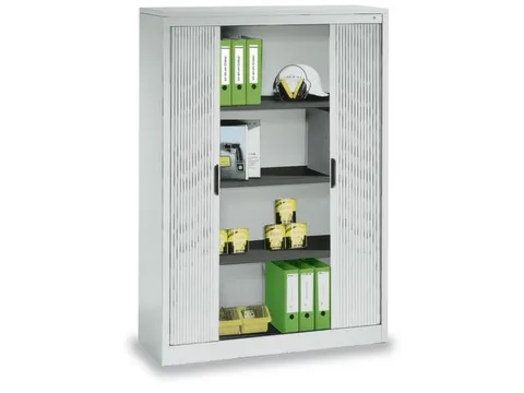 Roldeurkast Hxbxd 1660X1000X420Mm 3Legborden Ral7035