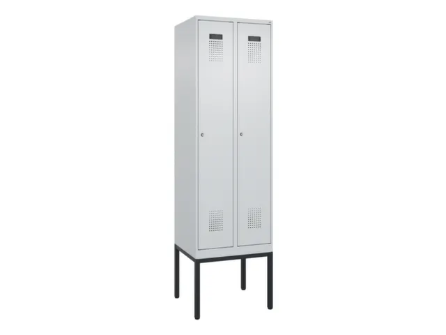 locker voor scheiding van kleding,HxBxD 2120x600x500mm,2vak