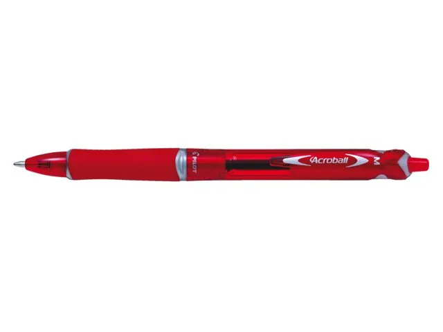 Balpen Pilot Acroball 10 Begreen Medium punt Rood