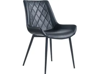 Vergaderstoel Kunstleer Zwart Cortez Zwart 4-poots frame - 1