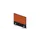 opzetpaneel bureau aanbouw zijkant CC-zwart BN3012-oranje 600mm