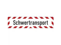 aanwijzingsbord,Zwaar transport,folie,rood/wit/zwart,zelfklevend