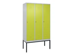 locker voor scheiding van kleding,HxBxD 2120x1200x500mm,3vak