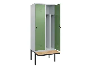 locker voor scheiding van kleding,HxBxD 2120x800x815mm,2vak - 2
