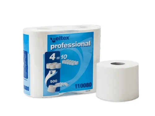 Toiletpapier Celtex Professional Blue 2-laags wit 500 vel 40 rol (10x4