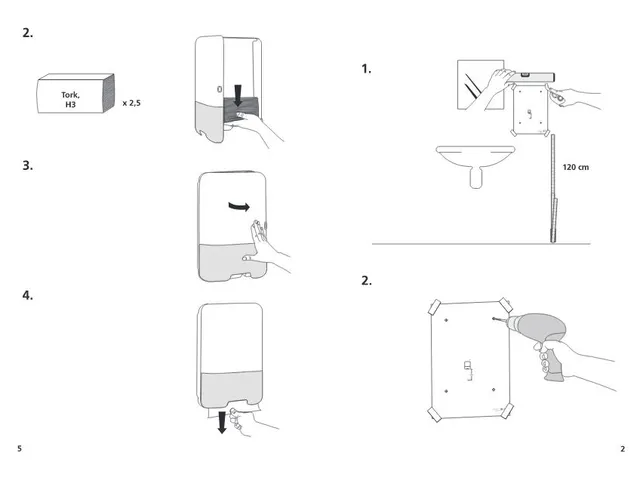 Tork Singlefold/C-fold Hand Towel Dispenser