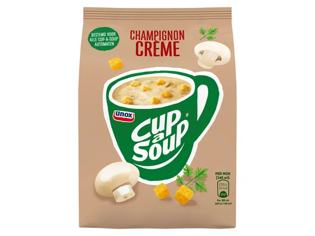 Cup-A-Soup Tbv Automaat Soep Champignon Creme Zak Met 40 Porties