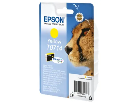 Singlepack Yellow T0714 DURABrite Ultra Ink