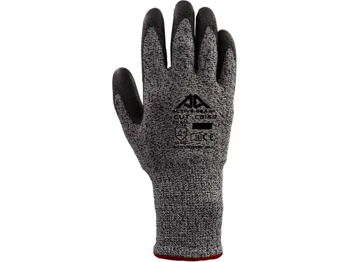 Handschoen ActiveGear snijbestendig grijs HPPE maat 9 / maat L