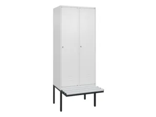 locker voor scheiding van kleding,HxBxD 2120x800x815mm,2vak - 1