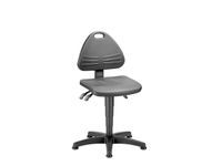 Isitec 1 9603 Werkplaatsstoel 430-600mm Glijders Pur Zwart