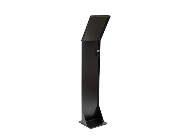Verlichte Brochure Standaard LED Slide In A4 Zwart