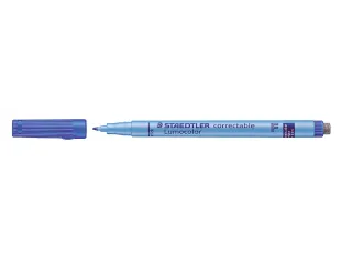 Viltstift Staedtler OHP Lumocolor 305 Non Perm. Correct F Blauw 0.6mm - 1