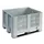 Stapelcontainer Pe 760x1200x1000mm 610 liter gesleufd 3 Sledepoten