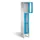 lockerkast 1850x320x500mm 1x3 vakken Cilinderslot Poten, RAL5012
