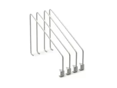 verdeelbeugel-set,v. legbord,ESD,HxD 280x400mm,staal,lichtgrijs