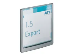 Deurbordje Durable Click sign 149x148.5mm grafiet