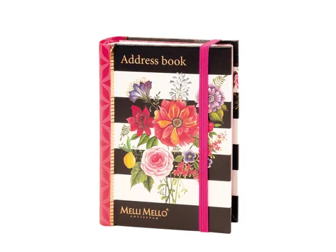 Adressenboek Paperclip Melli Mello A6 80vel 100gr