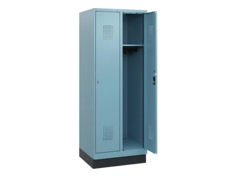 schoollocker,HxBxD 1630x600x500mm,2vak,vak B 300mm,cil.-slot,sokkel
