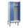 locker met bank,voor scheiding van kleding,HxBxD 2120x800x815mm,2vak