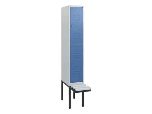 Dubbeldekse dekenkist,HxBxD 1950x300x815mm,1x2vak.,vak B 300mm