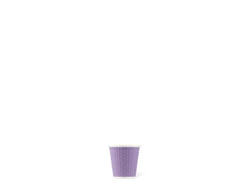 Beker porselein Les Artistes Paris 80ml met siliconen grip Violet Parm