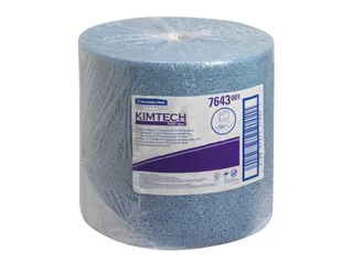 Kimtech 7643 Poetsdoek op Rol Blauw - 1
