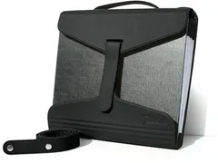 Mappendrager, Zwart Leder