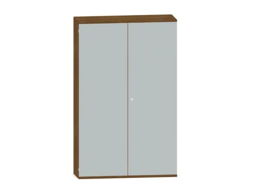 Kantoorkast 1920x1000x430mm Decor Romp Noten Decor Front Lichtgrijs
