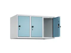 opzetkast,v. locker,3vak.,vak B 300mm,HxBxD 500x900x500mm,draaigrendel