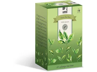 Q-connect thee Green tea pure doos van 20 zakjes a 1,5gram - 2