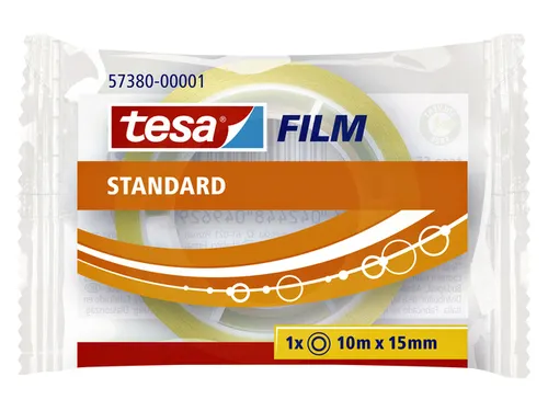 Plakband Tesa film standaard 15mmx10m