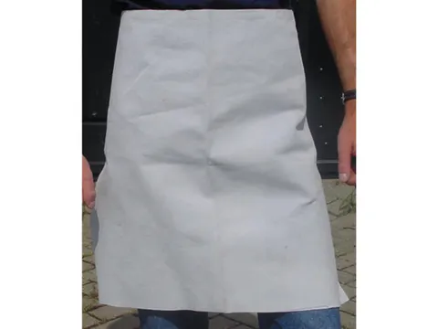 Weldsafe splitleder lasschort, maat 65 x 55 cm, per stuk