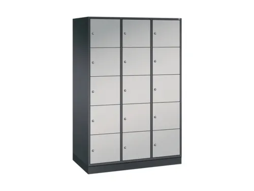 grootvolume-lockersysteem,HxBxD 1950x1220x600mm,3x5vakken,cil.-slot