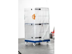 Afdekzeil,v. rolcontainer,HxB 1350x650mm,v. rolcontainer,PP,wit/rood