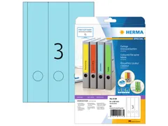 Herma 5138 Rugetiket breed 61x297mm Blauw permanent 60 stuks
