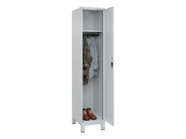 locker,HxBxD 1950x400x500mm,1vak,vak B 400mm,cil.-slot,voeten