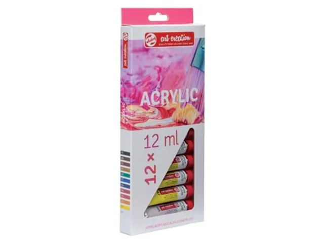 Acrylverf 12 Ml 12 Tubes In Assorti
