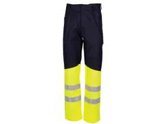 Pantalon de travail HAVEP 80008 jaune fluo/bleu marine Taille 52