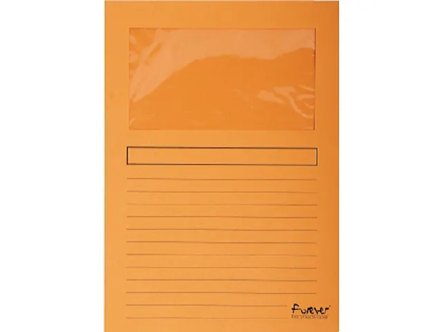 Venstermap Exacompta Forever L-map 120gr karton Oranje