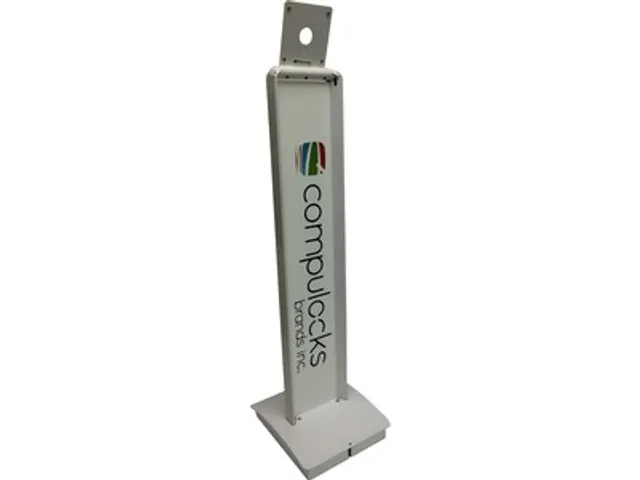 Tablet Vloerstandaard Brandme Wit personaliseerbaar