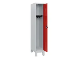 schoollocker,HxBxD 1630x300x500mm,1vak,vak B 300mm,draaigrendel,voeten