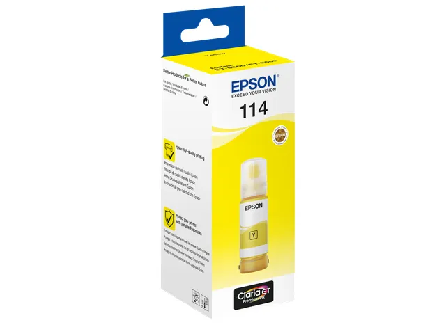 114 EcoTank Yellow ink bottle