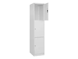 lockerkast,HxBxD 1850x400x500mm,1x3vakken,vak B 400mm,cil.-slot