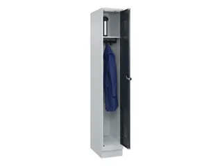 locker,HxBxD 1950x300x500mm,1vak,vak B 300mm,draaigrendel,sokkel - 1