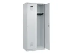 locker,HxBxD 1850x800x500mm,2vak,vak B 400mm,cil.-slot,staand op vloer